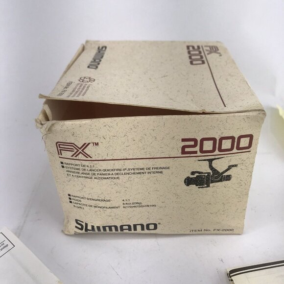 Shimano FX 2000 Box w/ Papers, NO REEL- BOX ONLY - Picture 3 of 4